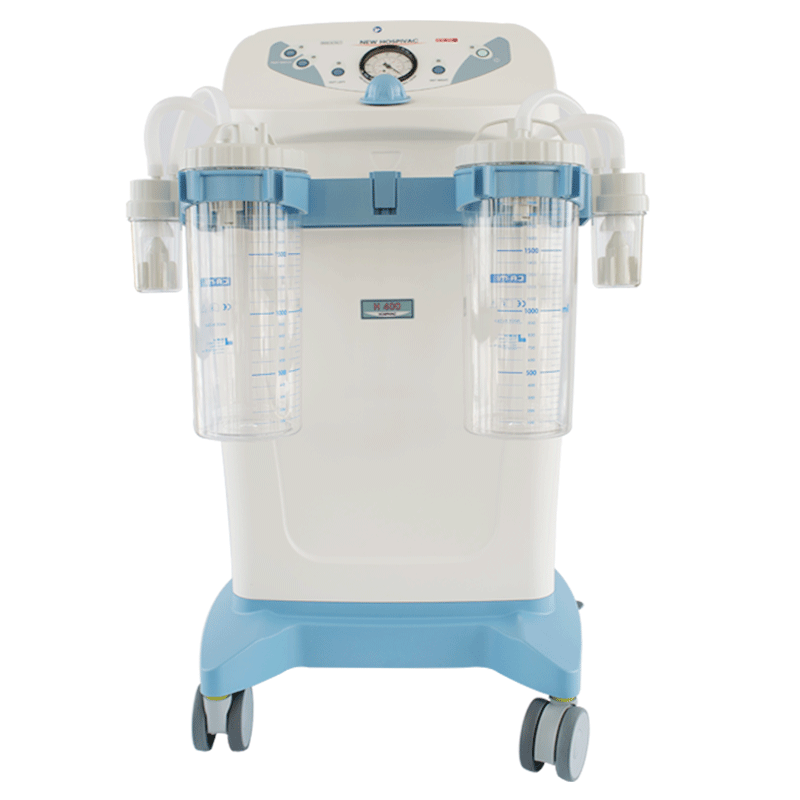 Вакуум аспирационна помпа New Hospivac 400, BASIC 2: буркани 2 x 2000ml