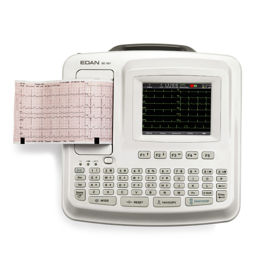 EDAN SE-601B, 6-канален електрокардиограф