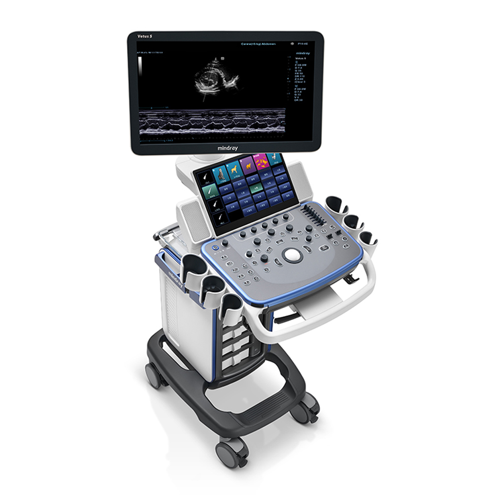 Cart-based VETUS 5 EXP Ultrasound Mindray