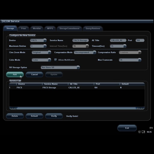 [119061830] DICOM Basic - Mindray Ultrasound Software