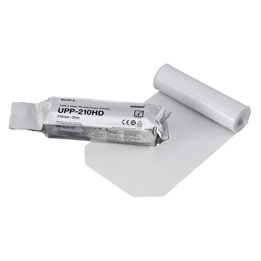 [11206107] Термо-хартия Sony UPP-210HD, 210 мм х 25 м,  за черно-бял ехографски медицински принтер